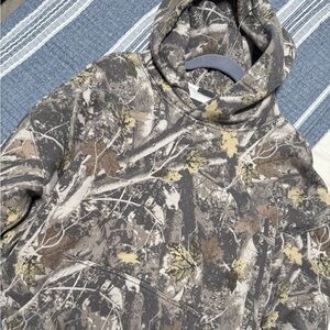 Abercrombie & Fitch Oversized Camouflage Essential Popover Hoodie